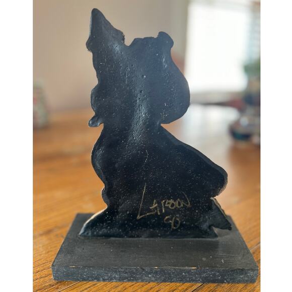 Primitive Resin Santa, Molded From A Hand Carved and painted Original. - Picture 3 of 5